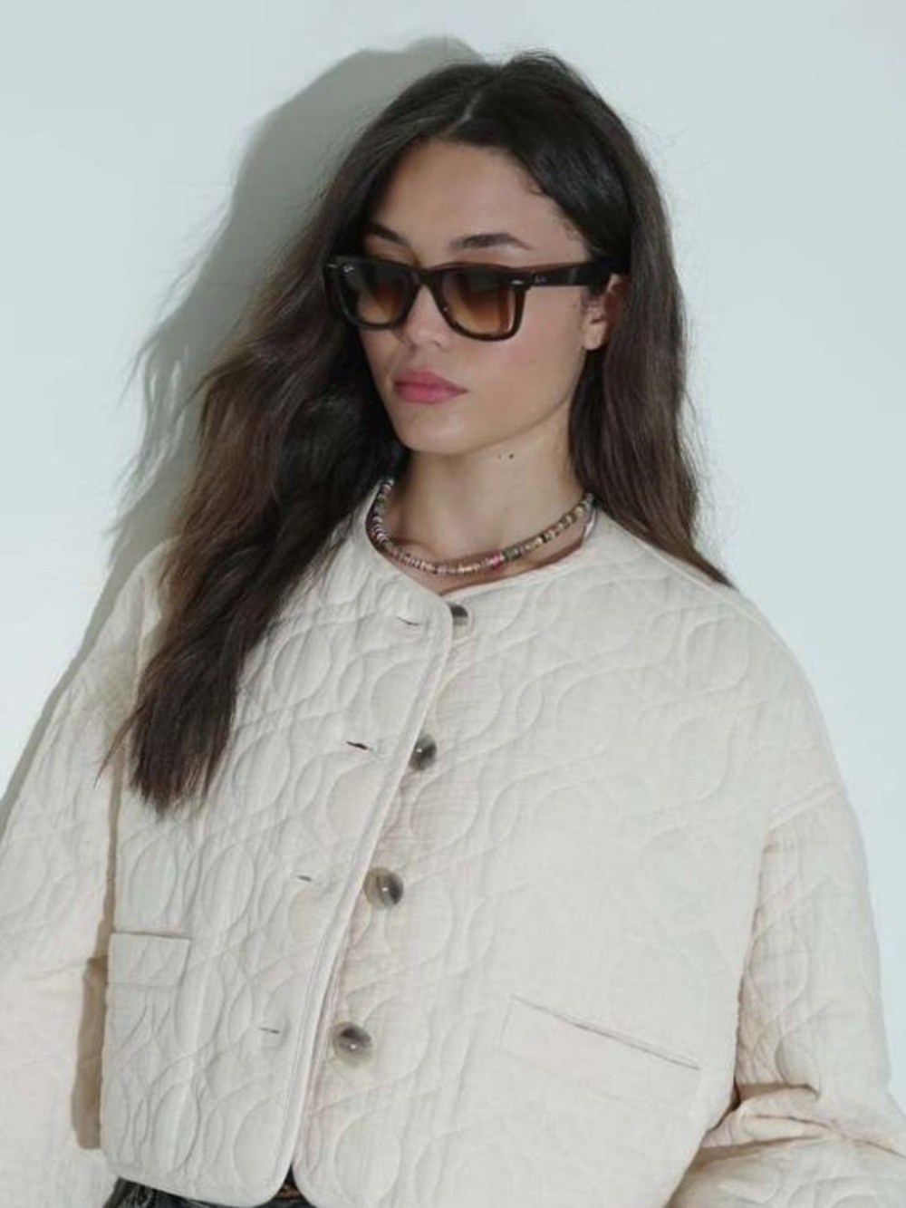 Xirena Soft Sand Paley Quilted Jacket size Medium